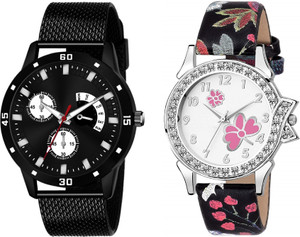 Praizy Times New Arrival Combo Couple Watches 118 New Generation