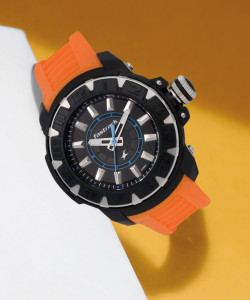 Fastrack orange top watch