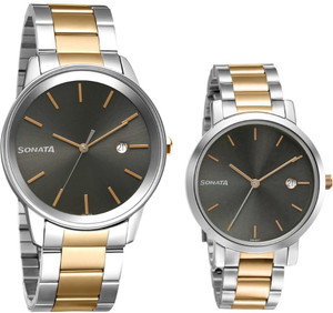 Flipkart sonata couple watches online
