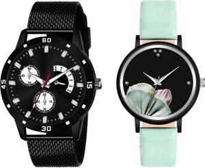 Praizy Times New Arrival Combo Couple Watches 113 New Generation