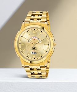 LIMESTONE Day Date Original Gold Plated HMTS Quartz Analog Watch For Men Buy LIMESTONE Day Date Original Gold Plated HMTS Quartz Analog Watch For Men LS2811 Online