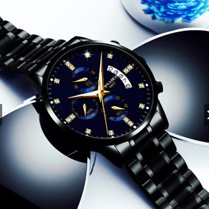 Buy CrNaira Famous Watches Fashion Luxury Stainless Steel Men S Wristwatches Inside Dials Working Three Eye Six Needles Analog Watch For Men Royal Ultramarine Blue Business Class Chronograph Auto Cale...