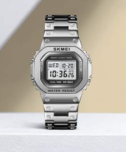 Buy SKMEI Digital Watch For Men 1456 SilverOriginal Analog Digital Wrist Watch Online at Best Prices in India Flipkart