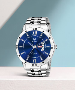 FOGG 2047 SPL BLUE Working Day and Date Analog Watch For Men