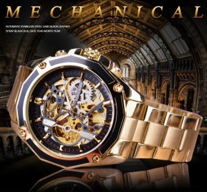 Forsining See Through Back Self Winding Automatic Mechanical Business  Luxurious Automated Movement Analog Watch - For Men - Buy Forsining See  Through Back Self Winding Automatic Mechanical Business Luxurious Automated  Movement Analog