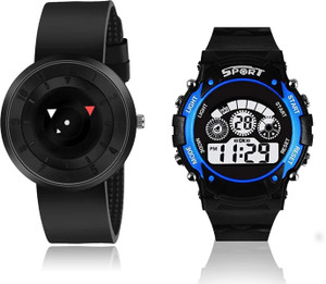 WATCHVERSE WATCHVERSE Black Arrow watch With Free Blue Sport Digital Watch For Boys Kids Analog Watch For Boys Buy WATCHVERSE WATCHVERSE Black Arrow watch With Free Blue Sport Digital