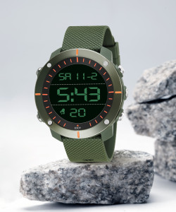 Eddy hager 800 digital hot sale army green sports watch