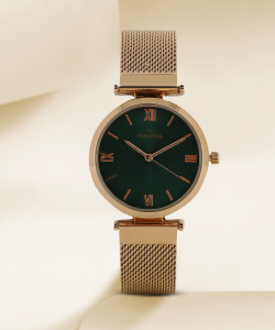 Maxima rose gold watches for womens clearance