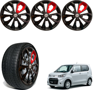 WolkomHome Car accessories Wheel cap Hub Cap 13 Inch FURRY BLACK