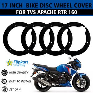 Flipkart SmartBuy Bike New Pro Disc Wheel Cover 17 Inch For TVS Apache RTR 160 Set of 4 Wheel Cover For TVS NA Price in India Buy Flipkart SmartBuy Bike New