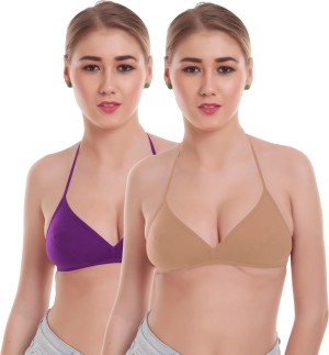 Buy SONA Women's M1018 Halter Neck Multway Non Paded T-Shirt Bra with Free  Transparent Strap Black Color Online @ ₹232 from ShopClues