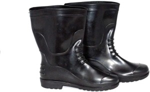 hillson no risk steel toe black gumboot