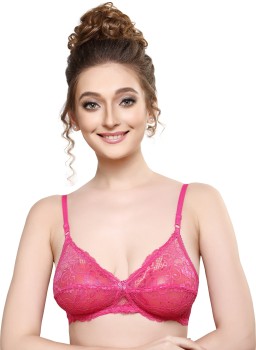Buy Non-Padded Non-Wired Full Cup Minimiser Bra in Black - Lace Online  India, Best Prices, COD - Clovia - BR2353A13