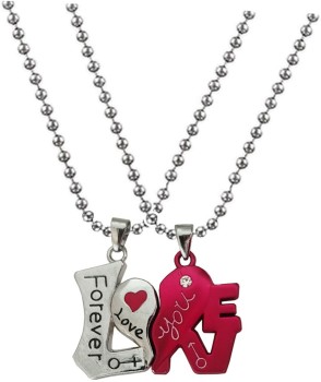 mahi Long Distance Relationship I Carry Your Heart with Me Couple Pendant  Rhodium Alloy Pendant Price in India - Buy mahi Long Distance Relationship  I Carry Your Heart with Me Couple Pendant Rhodium Alloy Pendant Online at  Best Prices in India