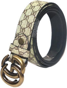 GUCCI Men Formal, Casual Multicolor Fabric Belt Green - Price in India