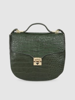 Buy Green Ee Elsa Satchel Online - Hidesign