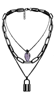 Miska Silver Alloy Necklace Price in India - Buy Miska Silver