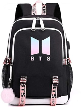 HeartInk BTS Bangtan Boys KPOP Theme Fan Art Laptop Bag Casual School  Backpack (COMBO OF 3-SIZE BAGS) 35 L Laptop Backpack Black - Price in India