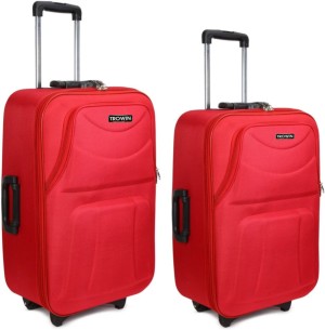 Vidhi Soft Body Set of 5 Luggage - Suitcase Trolley Bag Combo 5 (Trolley,  Duffel,Backpack, Crossbody, Travel Bag) (Grey) : : Fashion