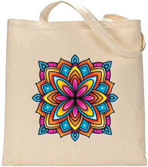 iKraft White Tote Printed Design – Abstract Woman Line Art, Tote Bag, White - Price in India