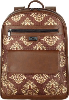 MICHAEL KORS Rhea Medium Backpack - Signature Brown - 30H6GEZB2V-200 10 L Laptop  Backpack Brown - Price in India