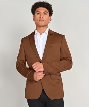 Buy Van Heusen Brown Blazer Online - 672357