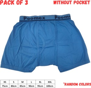 Poomex Men's Cotton Briefs - Pack of 5 (Assorted Colours) (80) : :  Fashion