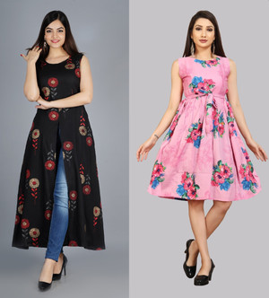 Flipkart front clearance cut kurti