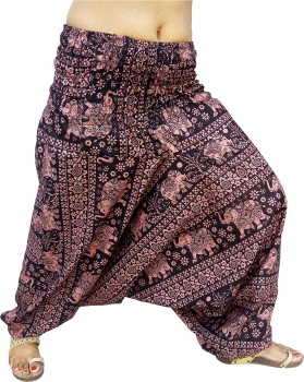 Womens Trousers Ladies Ali Baba Leggings Harem Leopard Print Sexy Pants S M  L XL  eBay