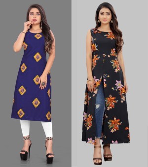 FLAMINGO BY KINTI BRAND RAYON WEAVING STRIPS PRINCESS CUT FROCK STYLE KURTI  WITH SIDE POCKET WHOLESALER AND DEALER
