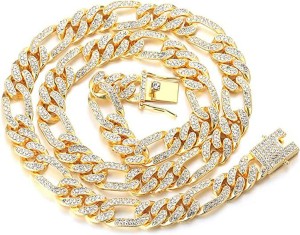Buy VIEN Mc Stan Style Cuban Link Chain Miami Necklace Iced Out CZ Sterling  Silver Steel Chain(SIL) Online at Best Prices in India - JioMart.