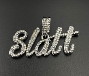 Mc stan slatt pendant with stainless steel chain for men