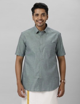RAMRAJ COTTON Mens Full Sleeve Festive Shirt(Light Pink_2;38) : :  Clothing & Accessories