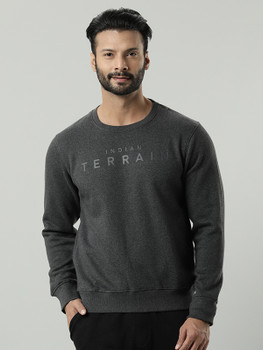 INDIAN TERRAIN Full Sleeve Solid Men Sweatshirt - Buy INDIAN TERRAIN Full  Sleeve Solid Men Sweatshirt Online at Best Prices in India | Flipkart.com