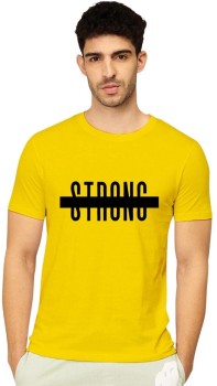 Buy online Yellow Color Block Cut & Sew T-shirt from top wear for Men by  Sidkrt for ₹449 at 55% off