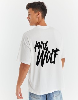 Off white outlet wolf t shirt