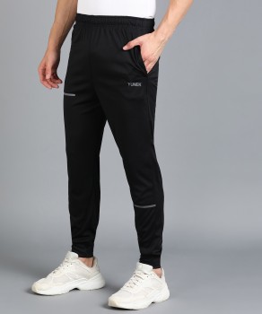 YUNEK Men's Regular Fit Track Pant (Black Large) : : Clothing &  Accessories