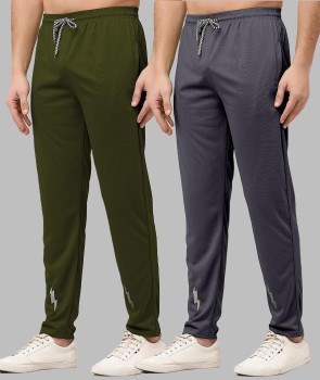 Buy JACK AND JONES Green Mens Regular Fit Solid Track Pants  Shoppers Stop
