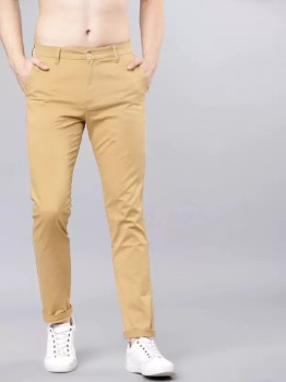 Buy SLIT AND STATEMENT KHAKI JEANS for Women Online in India