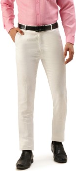 Buy Luxure By Louis Philippe Men Slim Fit Trousers - Trousers for Men  22926740