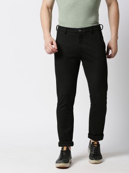 Buy Van Heusen Sport Dark Grey Slim Fit Self Pattern Trousers for Mens  Online  Tata CLiQ