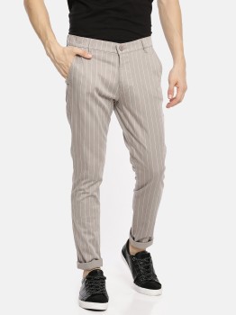 Buy online Grey Striped Formal Trouser from Bottom Wear for Men by Ennoble  for 1019 at 66 off  2023 Limeroadcom