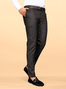 MAX Textured Slim Fit Formal Trousers  Max  Gaddiannaram Village   Hyderabad