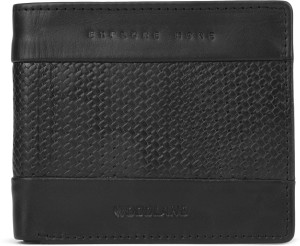 Tommy Hilfiger Stellar Black & Grey Casual Leather Bi-Fold Wallet for Men