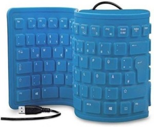 elastic keyboard blue