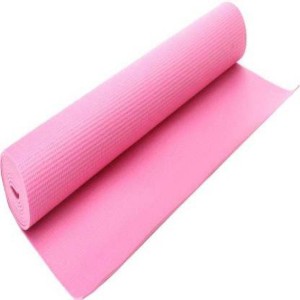 Fitalogy PINK YOGA MAT WITH CARRYING STRAP Pink 6 MM mm Yoga Mat