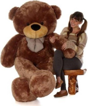 teddy bear 6 feet brown