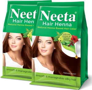Burgundy Color Nikhar Henna Hair Mehndi Packet
