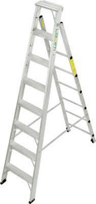 Liberti 1412 Aluminum 12 Feet Step Ladder (Silver) 