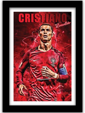 : Cristiano Ronaldo 12x8 A4 SignedCELEBRATION - Real Madrid -  Autographed Photo Photograph Picture Frame Soccer: Posters & Prints